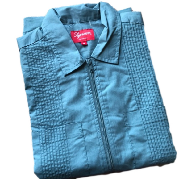 Supreme Other - Supreme Tuck Zip Up Shirt size M